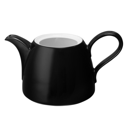 Seltmann Unterteil zur Kanne 1,40 l, rund, Form: Life, Dekor: 25677 Fashion glamorous black, hohe Kantenschlagfestigkeit, Made in Germany