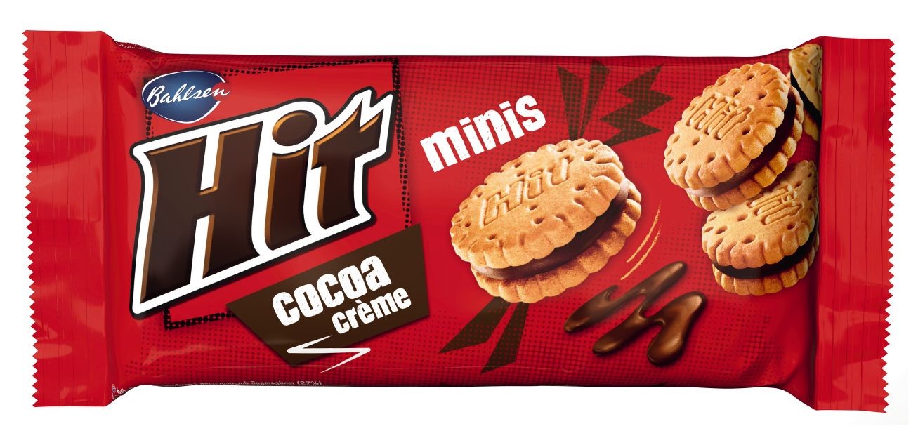 Bahlsen Hit Minis im Thekendisplay 24 Snack Packs mit je 130g Inhalt