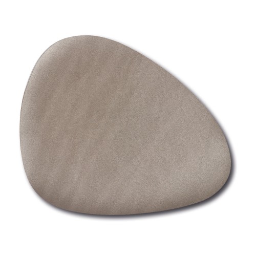 Platzset, Kunstleder, metallic taupe. Länge: 420 mm. Breite: 340 mm. Höhe: 1,5 mm