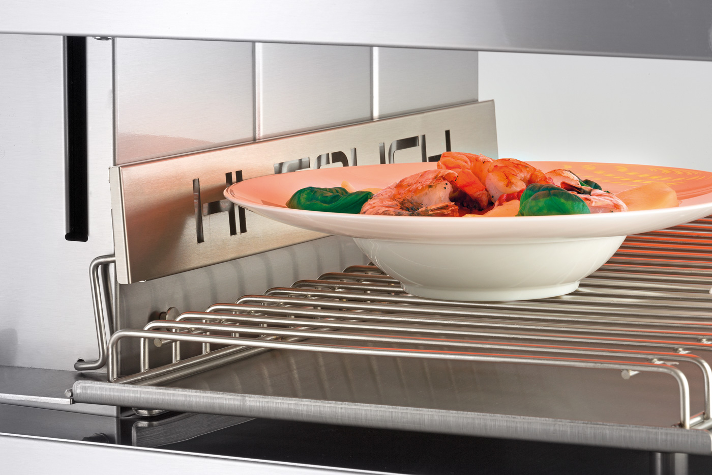 Bartscher Hi-Light-Lift-Salamander "Premium" |Fettauffangbehälter: Ja | Maße: 58,5 x 60 x 51,5cm. Gewicht: 61,4 kg