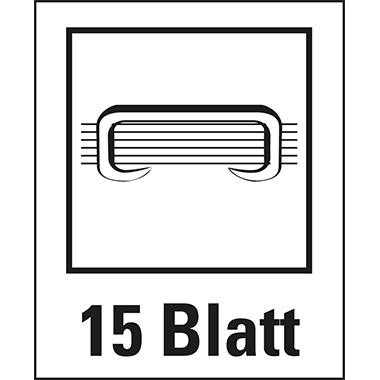Leitz Heftzange WOW P2, No. 10 fest 15 Bl. (80 g/m²) Metall grün, Maße: 2,4 x 8,2 x 16 cm (B x H x T), Typbezeichnung