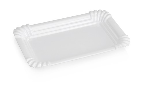 Platte. Melamin. Maße: 21 x 13,5 cm.