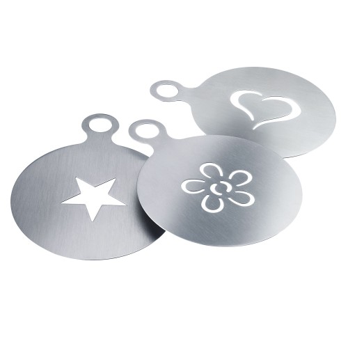 Westmark 3 Dekorierschablonen »Cappuccino«