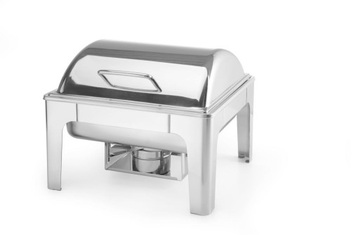 Chafing Dish GN 2/3, Hochglanz-Finish. Ideal für den Einsatz bei Buffets und Catering.