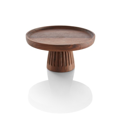 WMF Gebäckständer Holz (Walnuss) Ø20cm | Maße: 20 x 20 x 9,9 cm