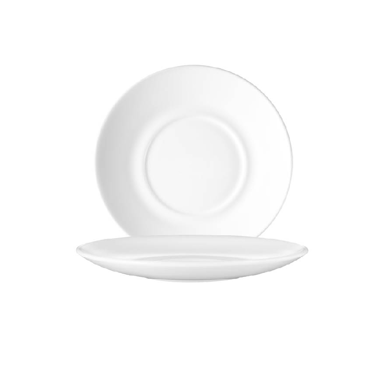 Untertasse UNIVERSAL / EVERYDAY, weiß, Hartglas, Durchmesser 14 cm