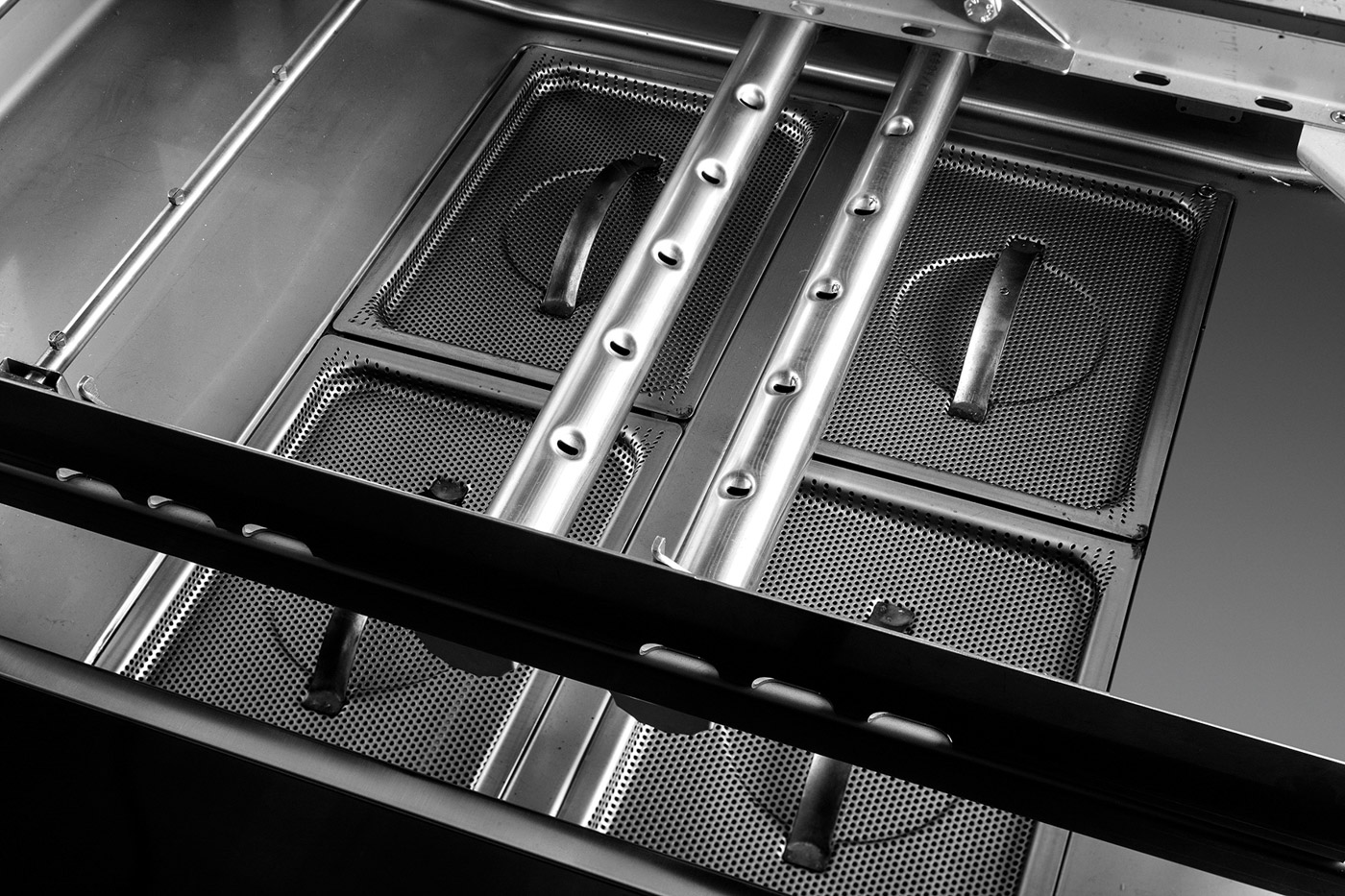 Bartscher Korbtransport-Spülmaschine KTS500 R |Gläser-Höhe max.: 450 mm | Maße: 138 x 71,5 x190,0 cm. Gewicht: 200 kg