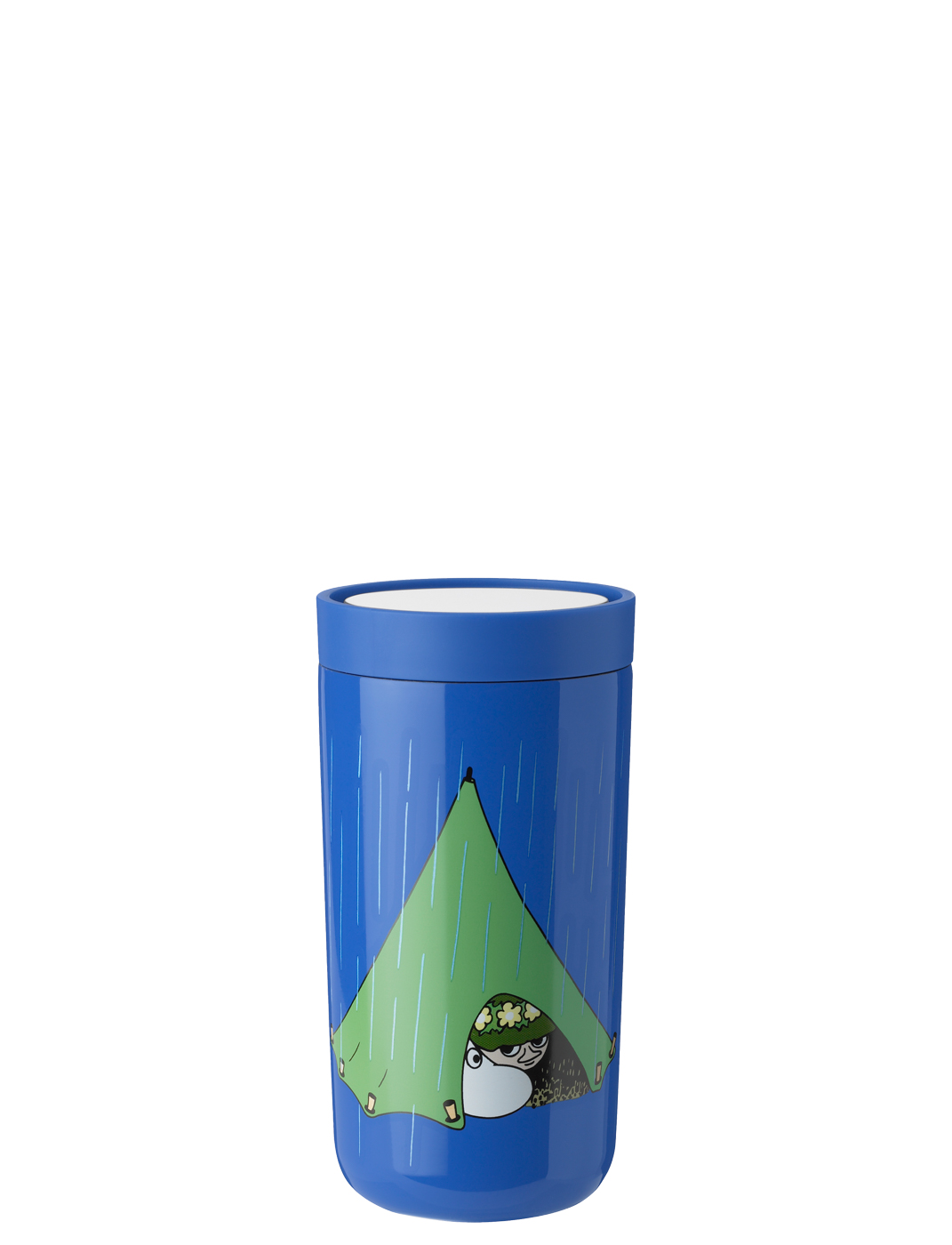 To Go Click to go Becher 0.2 l. Moomin camping - Maße: 7,2 x 7,2 x 14 cm - von Stelton