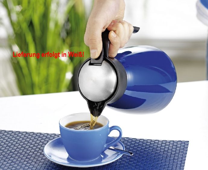 Isolierkanne GLACE, Inhalt: 1,5 Liter, weiß