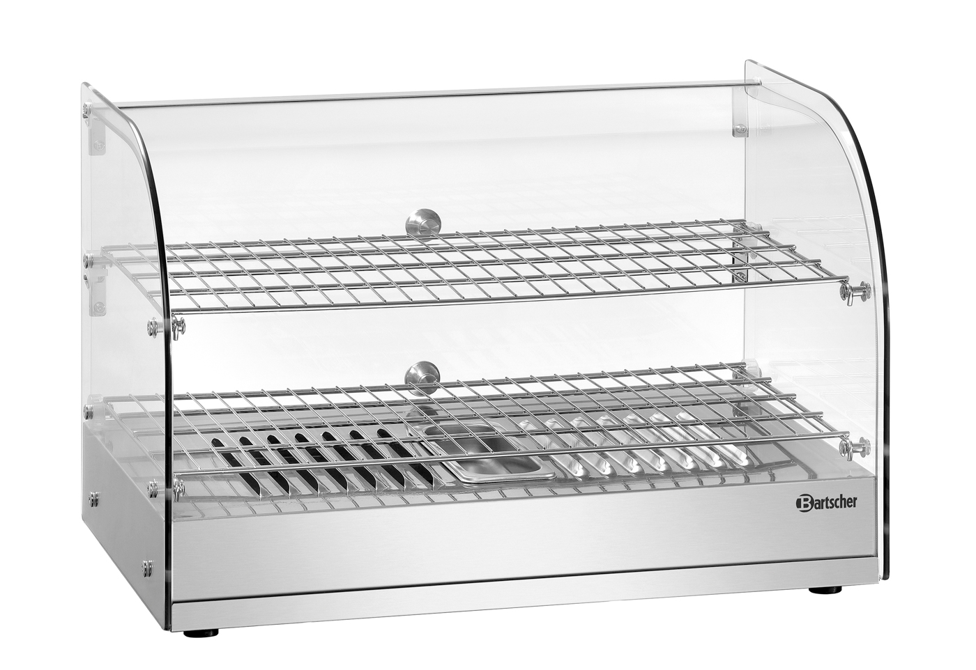 Bartscher Heiße Theke 5200 2ER | BreiteZwischenablage: 520 mm | Maße: 56 x 39,5 x 36,5cm. Gewicht: 14,8 kg