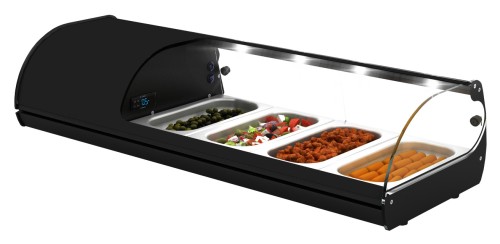 Neumärker Royal Cooling Tapas 4 Kompressor links, 4x GN 1/3 x 40 mm