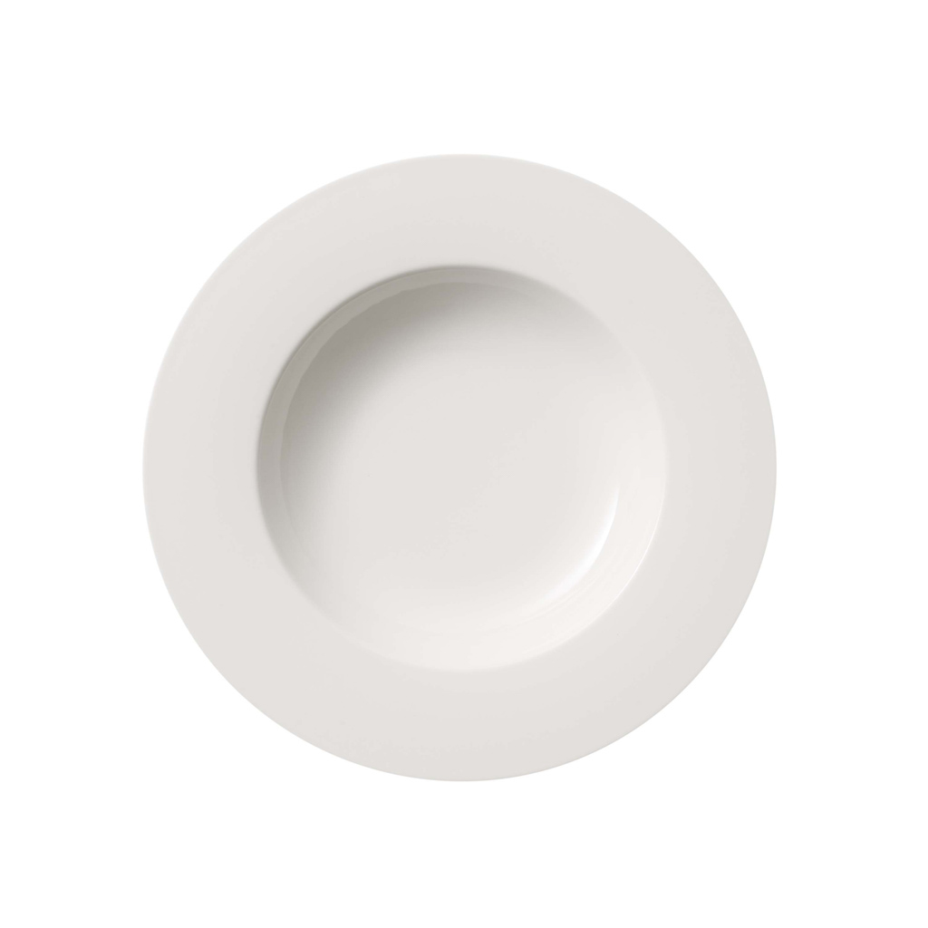 Villeroy und Boch Suppenteller - Maße: 24 x 24 x 4 cm / Ser.: Twist White