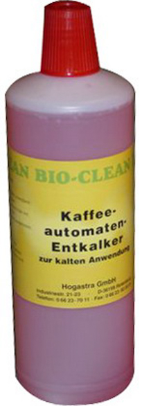 Hogastra Kaffee-Automaten-Entkalker Bio Clean 2 Flaschen á 1000 ml für Hogastra Automaten