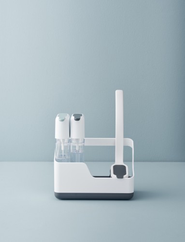 SINK-CADDY Spülaufbewahrungsbox weiß, Maße: 235 x 46 x 153 mm