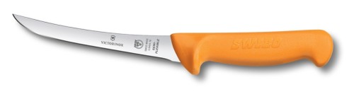 Victorinox Swibo, Ausbeinmesser, normaler Schliff, halb-flex, gelb, 13cm