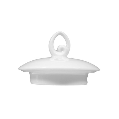 Seltmann Deckel zur Zuckerdose 0,18 l, rund, Form: Rondo/Liane, weiss, hohe Kantenschlagfestigkeit, Made in Germany