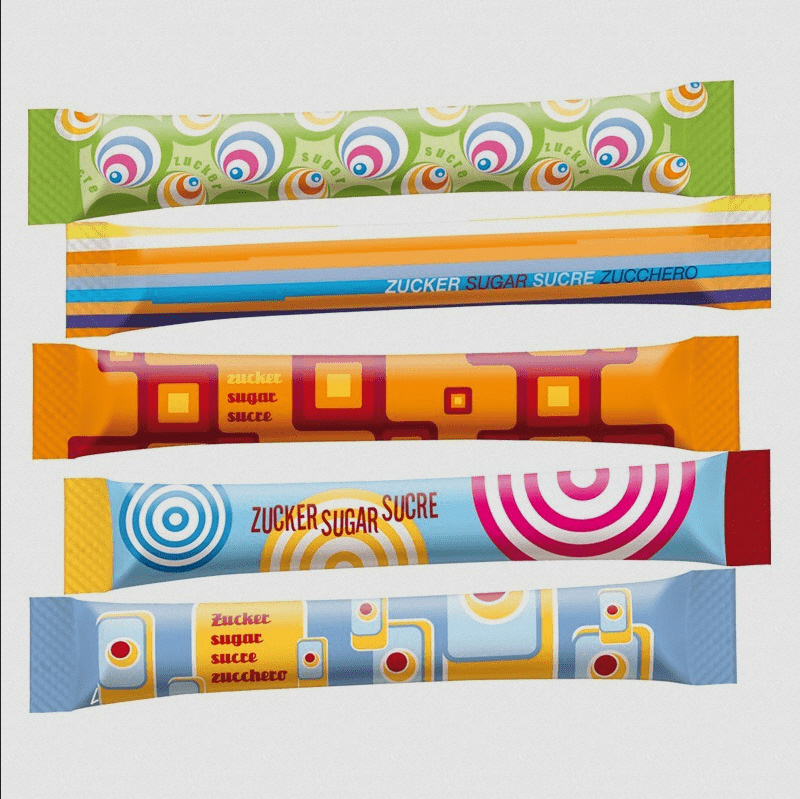 FEINZUCKER-STICKS von Hellma Inhalt: 500 Stück à 4 g je Thekendisplay