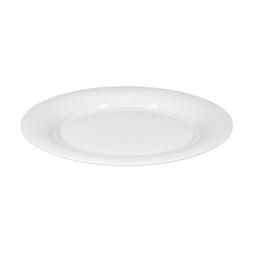 Dessertteller SAVOY, Durchmesser: 21 cm, rund, uni weiss, Seltmann Porzellan.