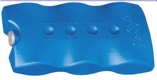 Kühlakku zur Kühlhaltung von Speisen und Getränken, lange Kühldauer durch Spezialgel Länge: 17,5 cm, Breite: 9,5 cm, Tiefe: 3,5 cm,