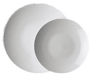 Frühstücksteller 22 cm Form Trend - Loft uni weiss