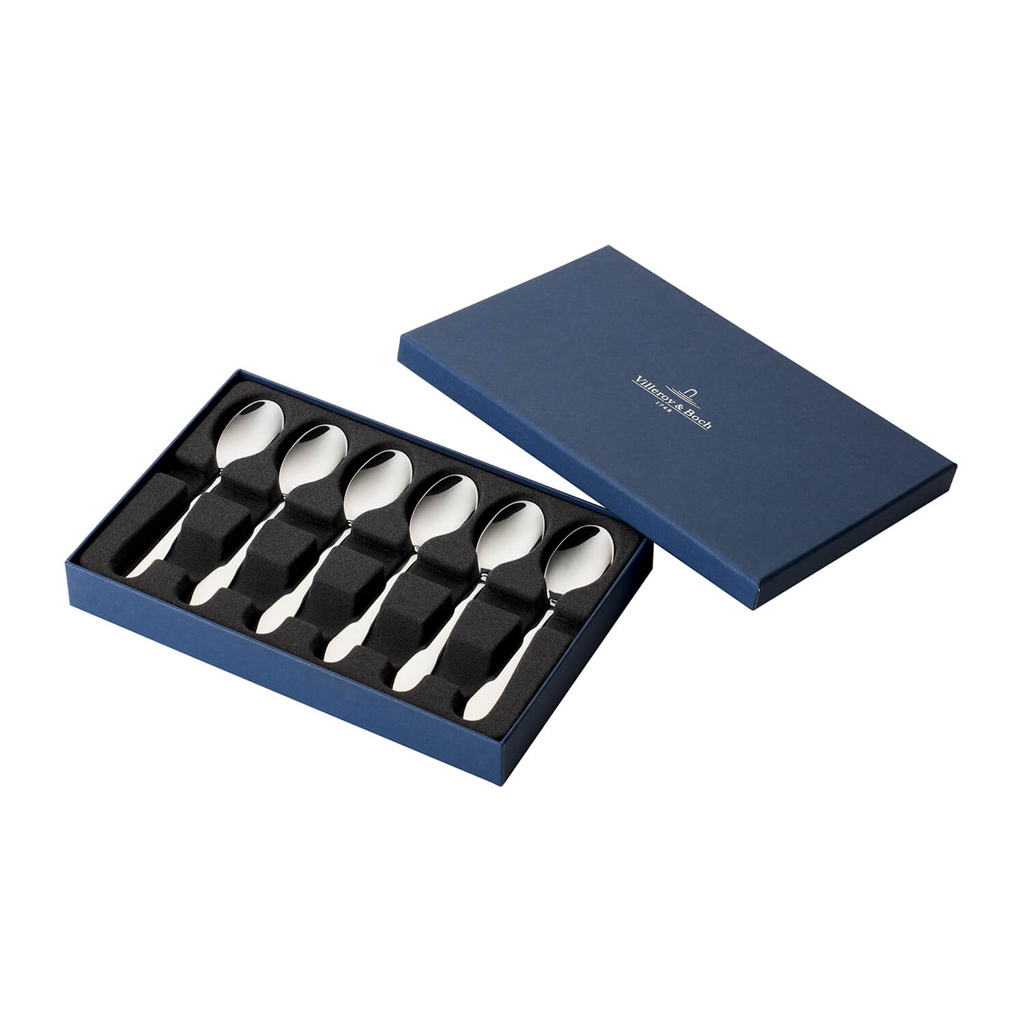 Villeroy und Boch Espressoloeffel-Set 6tlg. - Maße: 25 x 25,5 x 3,5 cm / Ser.: Oscar