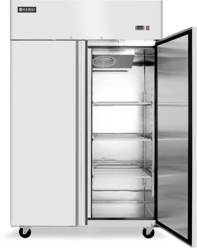 HENDI Tiefkühlschrank zweitürig 1300 L Profi Line - max: -22/-17°C - 230 V - 830 W - 1314x845x(H)2130 mm