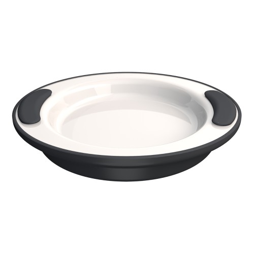 Ornamin Thermoteller 201, Ø25,5cm anthrazit/weiss