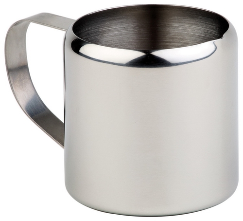 Milchkännchen / Sahnegießer Ø 4 cm, H: 4 cm Edelstahl außen hochglänzend Inhalt 0,05 Liter spülmaschinengeeignet