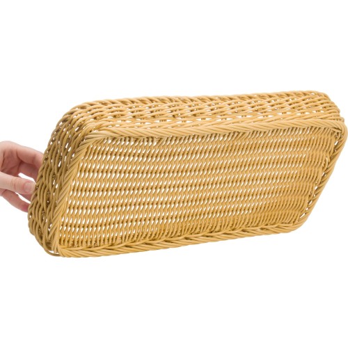 Westmark Tablett eckig, 40 x 20 x 5 cm, hellbeige