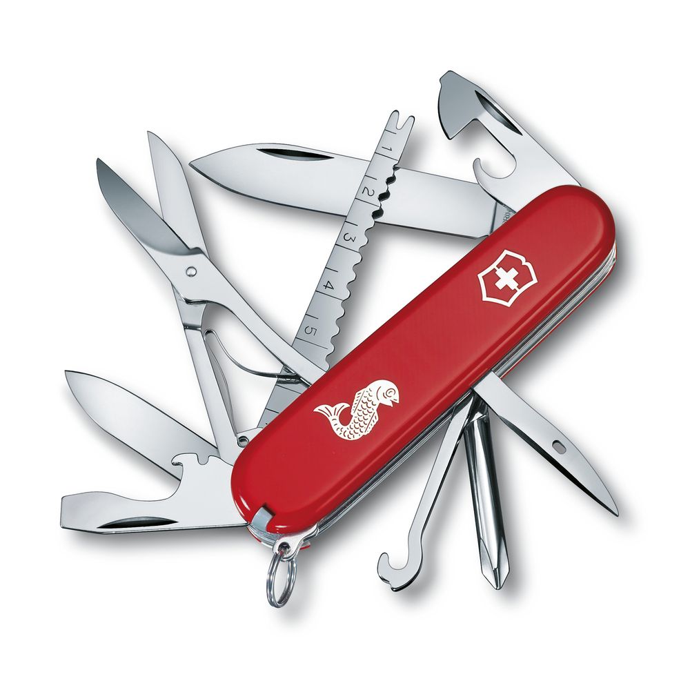 Victorinox OffiziersmesserFisherman,rot (neu TP.2004)