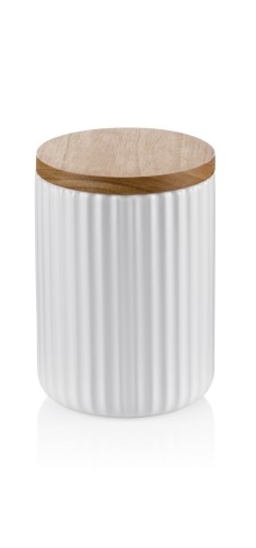 KELA Vorratsdose Maila Keramik weiß 14,0cm 10,0cmØ 0,75l