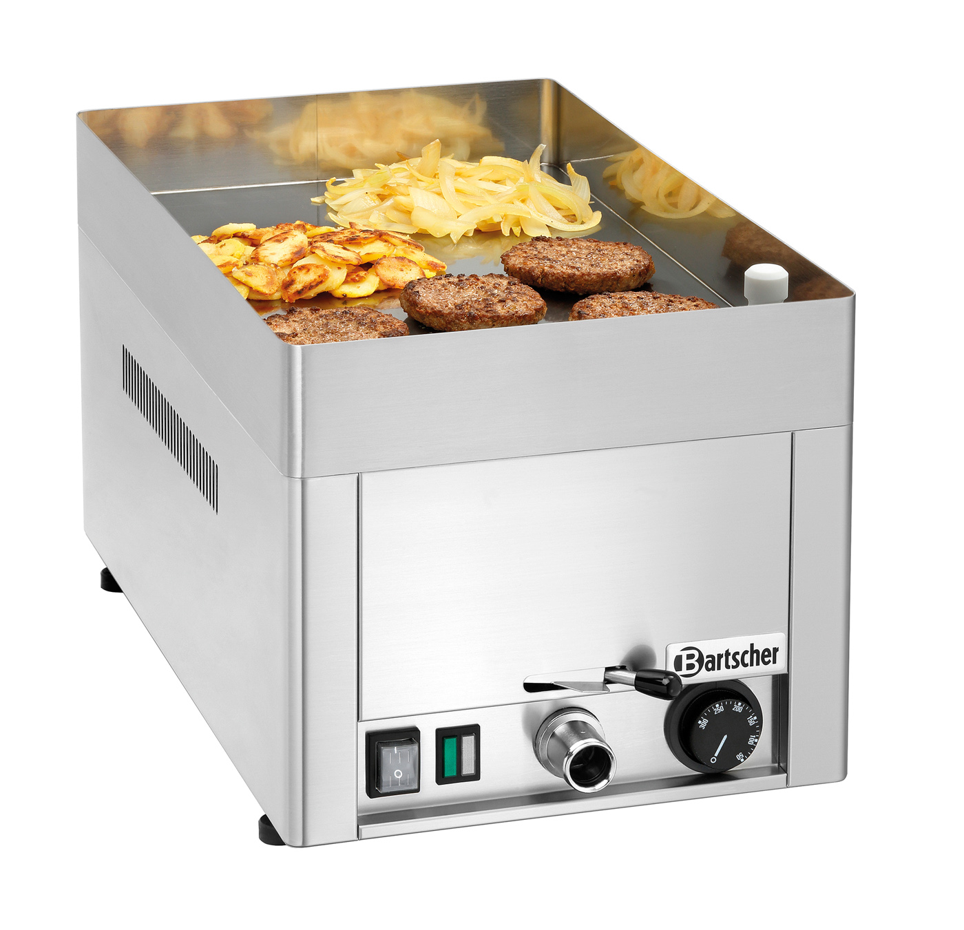 Bartscher Multibräter 300 | Frequenz: 50-60 Hz |Maße: 33 x 58 x 30,0 cm. Gewicht: 23,8 kg