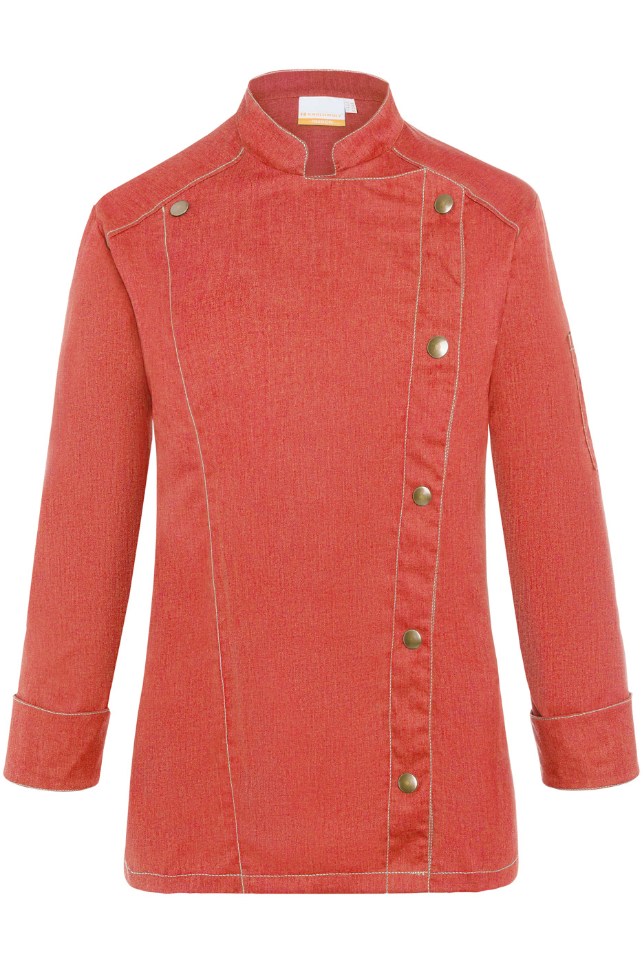 Damenkochjacke Jeans-Style - Größe: 52