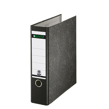 Leitz Ordner 180 80mm DIN A4 Pappe Material der Kaschierung außen: Papier schwarz