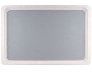 Roltex Polyestertablett Design in Euro 1/1 Größe, rutschfest, grau