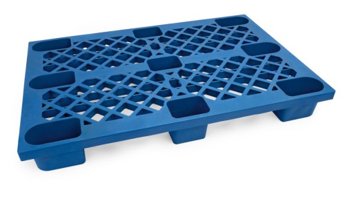 Palette. HDPE Kunststoff. Tragfähigkeit dynamisch ca. 500 kg / statisch ca. 1500 kg, gute
