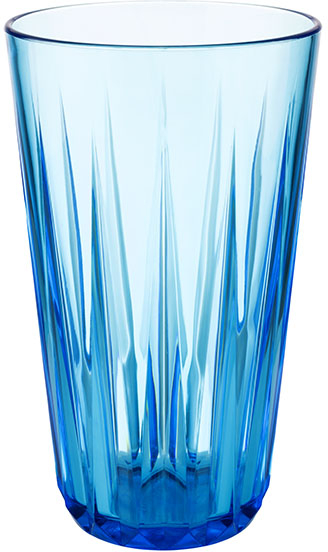 Trinkbecher -CRYSTAL- Ø 9 cm, H: 15,5 cm Tritan, 0,5 Liter Farbe: blue sky stapelbar Made in Germany bruchsicher