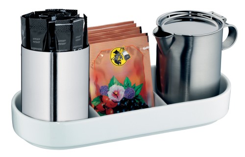 WMF Porzellanschale 3-geteilt PURE | Maße: 21,5 x 9,5 x 4 cm