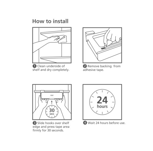 Joseph Joseph CupboardStore - Unterregal-Schublade - grau