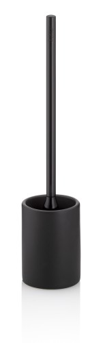 Kela Wc-Garnitur Matsi aus Keramik, schwarz, Höhe ca. 445mm, Ø 105mm
