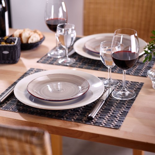Westmark Tischset »Elegance«, 42 x 32 cm, dunkel oliv/schwarz