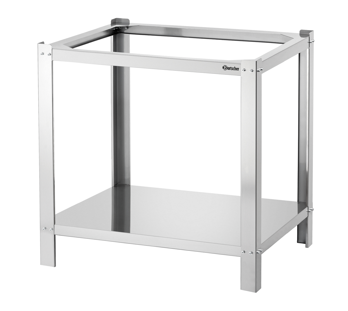 Bartscher Untergestell PO CT | Füßehöhenverstellbar: Nein | Maße: 89,5 x 73,5 x 90,0cm. Gewicht: 15 kg