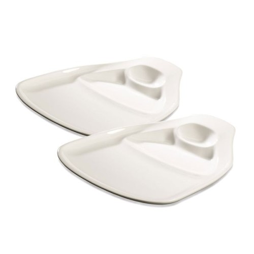 Villeroy & Boch BBQ Passion Steakteller L Set 2 Stück, Inhalt: 0,74 l