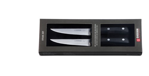 Steakmesser-Set, 2-tlg. mit POM-Griffen Giesser - Made in Germany