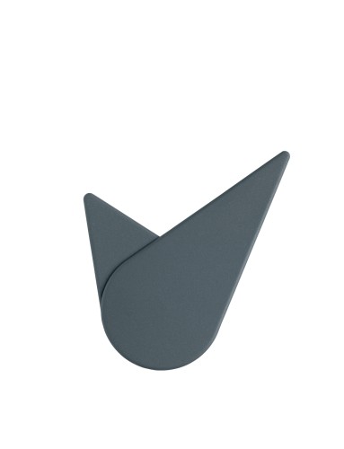 Birdie Wanduhr dunkelgrau, Maße: 195 x 90 x 30 mm