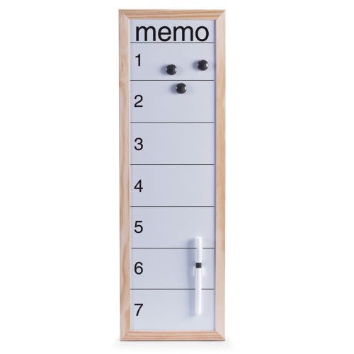 Zeller Magnet-/Schreibtafel Memo, natur 20x60 cm