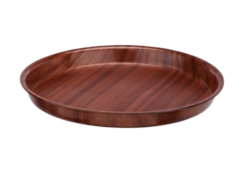 Bierglasträger TABLETT SERIE 9000. melamin/holz. rund, mit rutschhemmender Oberfläche.