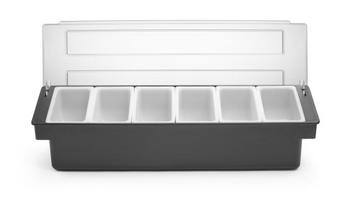 Zutatenbehälter 6 Unterteilungen. Von Hendi