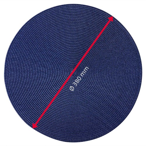 Westmark Tischset »Circle«, rund Ø 38 cm, blau