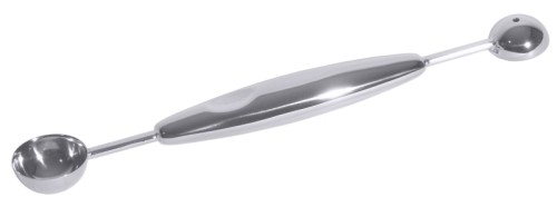 Kugelausstecher aus Edelstahl 18/10, hochglänzend, mit handlichem Hohlgriff, für Kugel Ø 26 und 31 mm, schwere Spitzenqualität